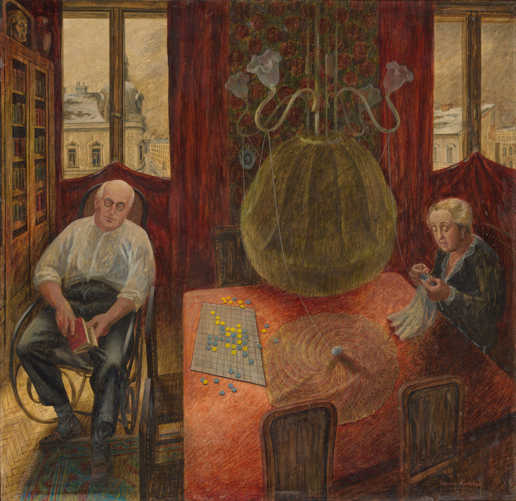 Older Couple in a dining room