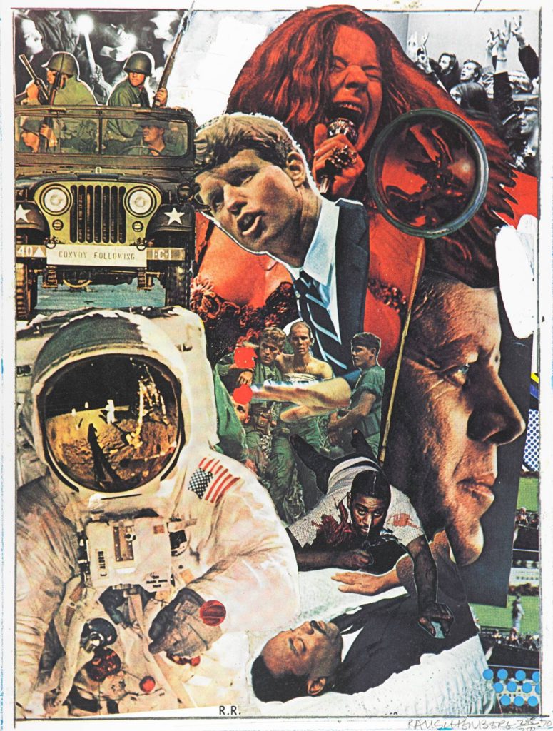 Screen print by Robert Rauschenberg
