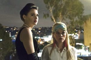 Photograph of Jane played by Shailene Woodley and Madeline played by Reese Witherspoon at the costume party at the end of Big Little Lies, Season
