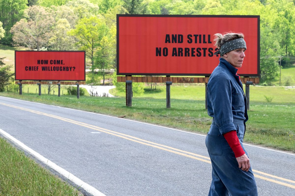 Frances McDormand Three Billboards