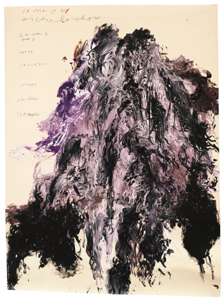 Drawing by Cy Twombly