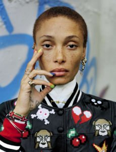photograph of model adwoa-aboah-vogue-italia