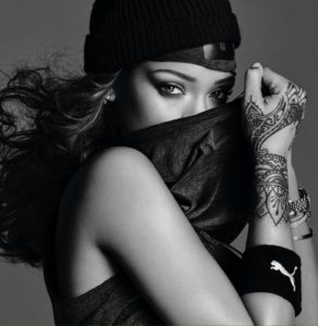 Rhianna looking fly in fenty puma