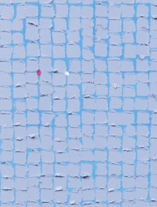 Detail of painting by Young Il Ahn