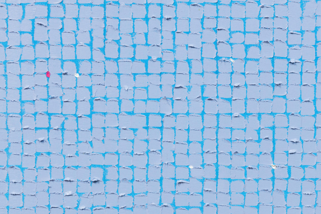Detail of painting by Young-Il Ahn