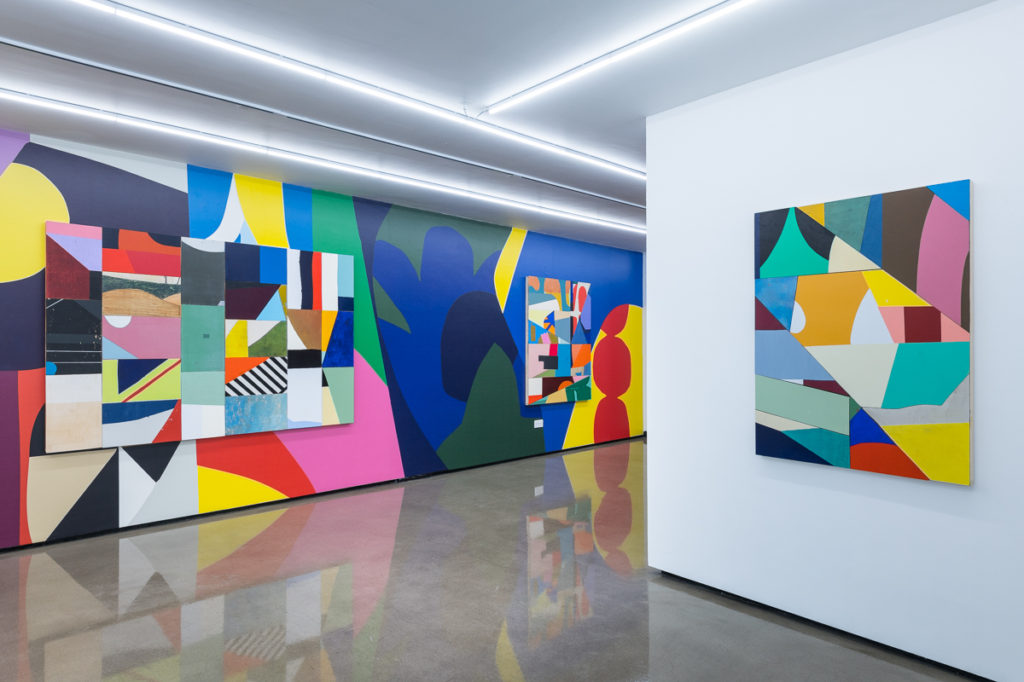 Installation view of "(After) Edge City" by William LaChance at Beers London.