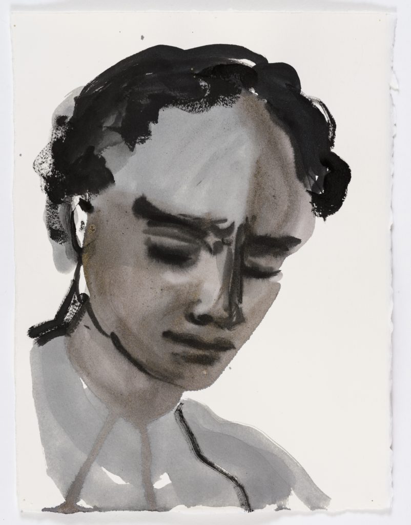 Drawing by Marlene Dumas