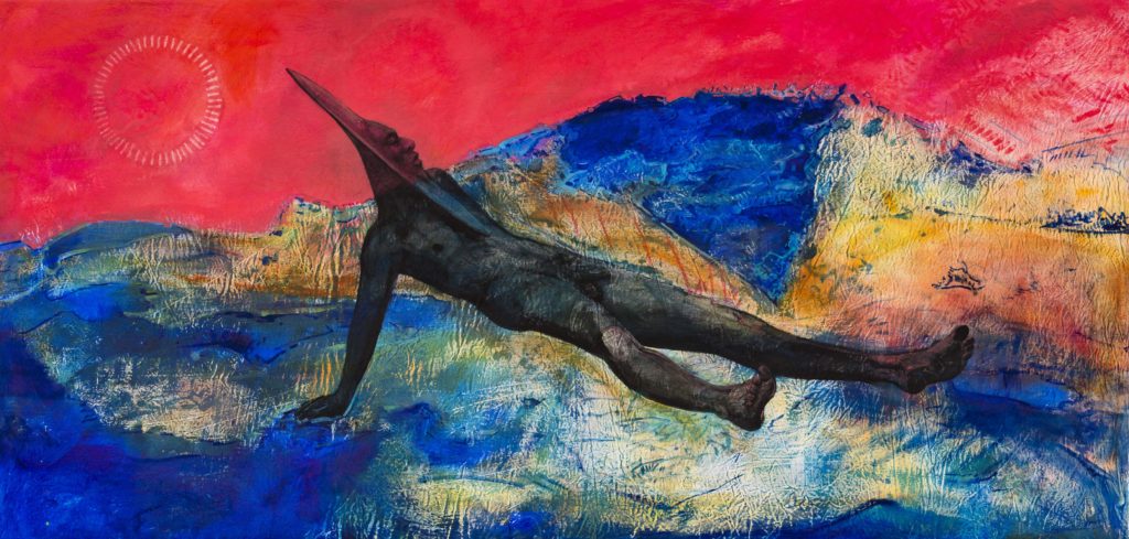 Painting by Cy Gavin.