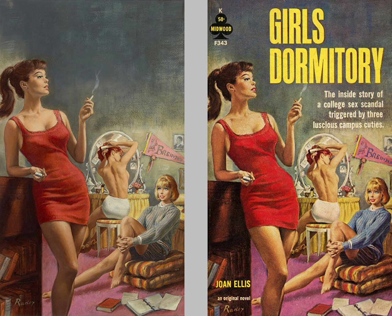 Girls Dormitory book cover by Paul Rader