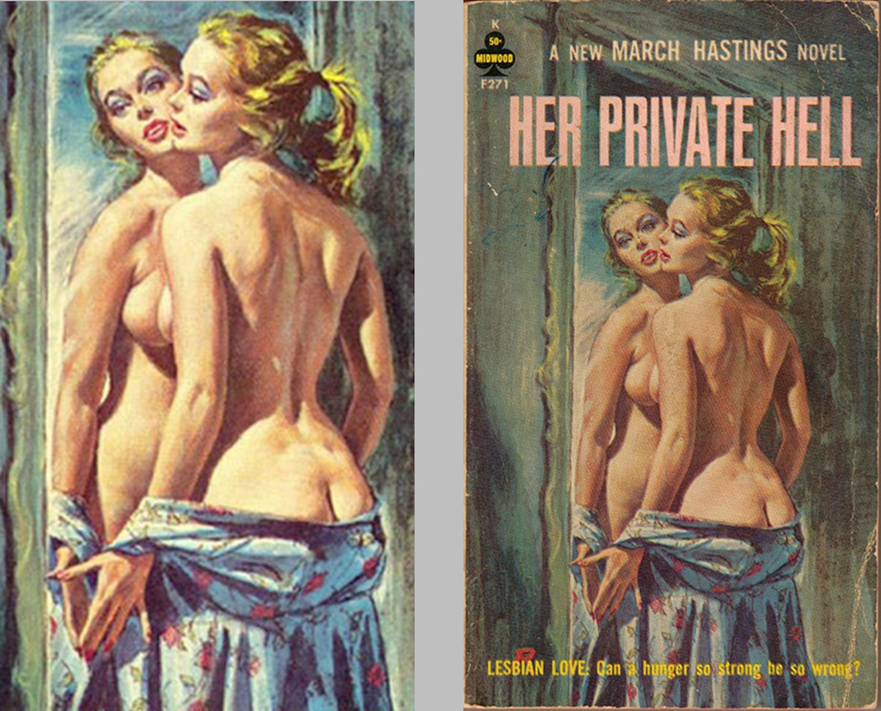 Her Private Hell book cover by Paul Rader