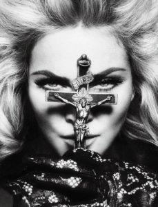 madonna and cross