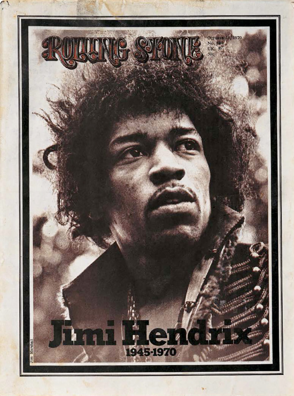 Jimi Hendrix Rolling Stone Cover