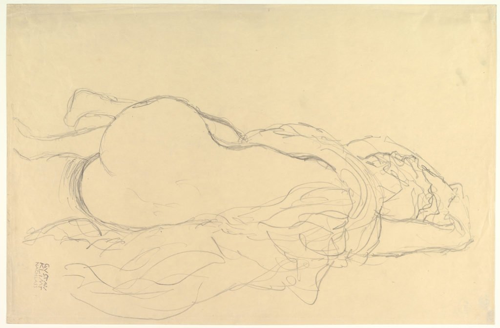 Drawing by Gustav Klimt