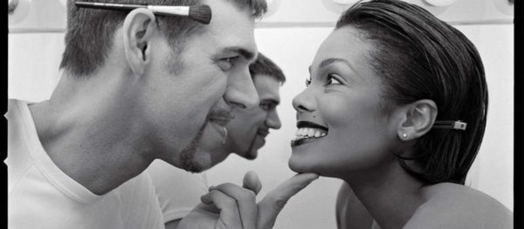 Janet Jackson and Kevin Aucoin