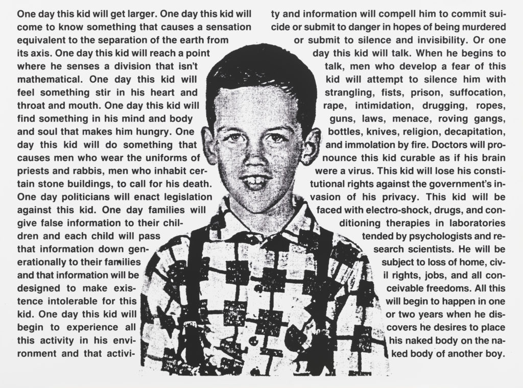 Print by David Wojnarowicz