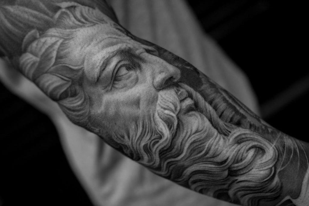 The Most Incredible Tattoo of God By Tattoo Artist Keith McCurdy known as Bang Bang