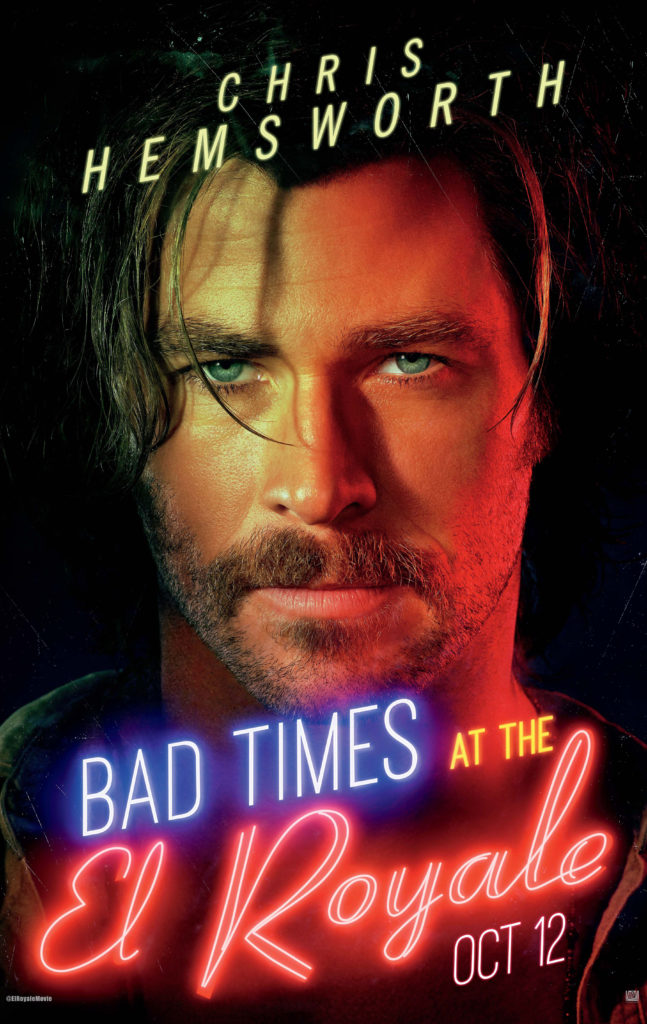 Chris Hemsworth movie poster Bad Times at the El Royale