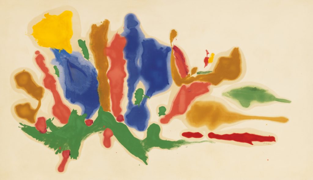 Painting by Helen Frankenthaler