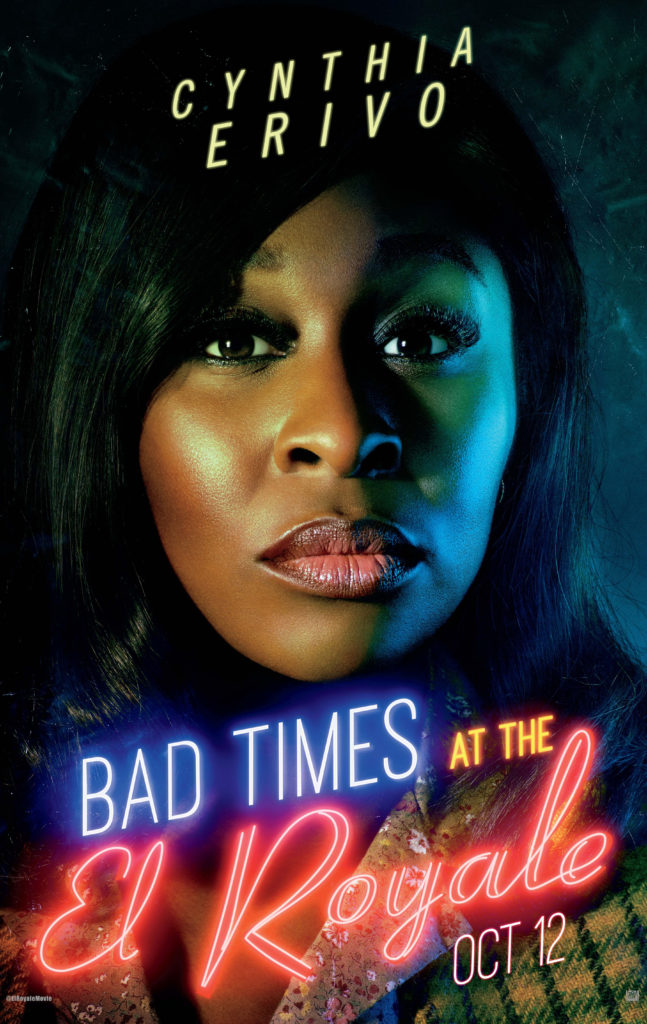 Cynthia Erivo movie poster Bad Times at the El Royale