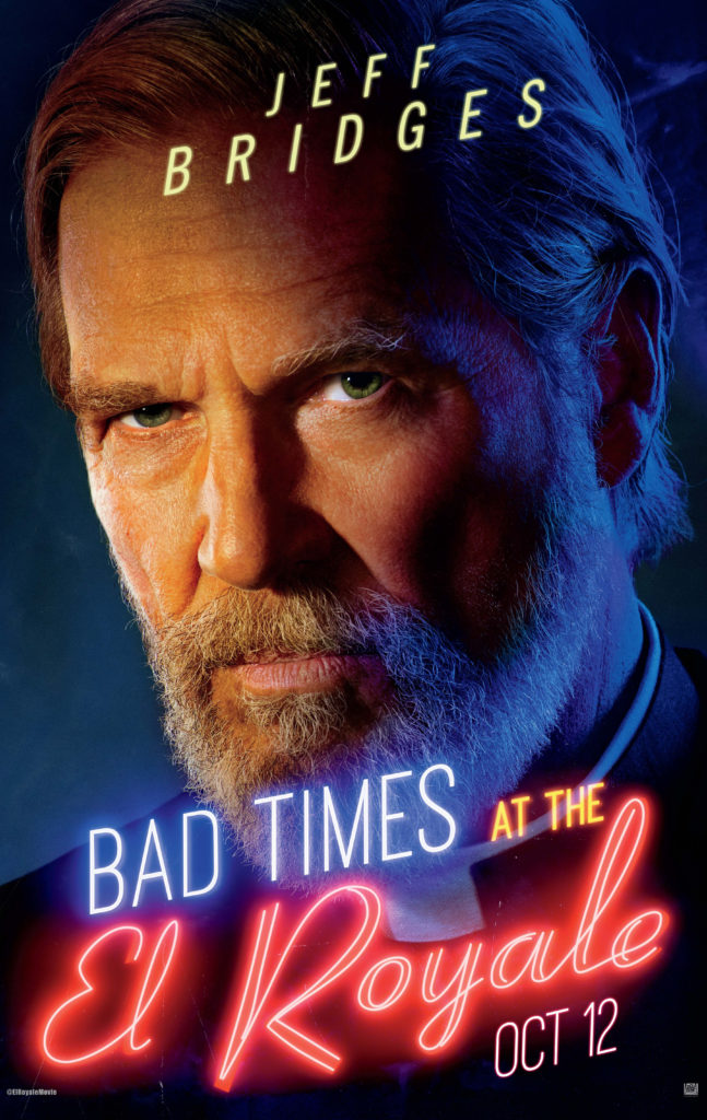 Jeff Bridges movie poster Bad Times at the El Royale