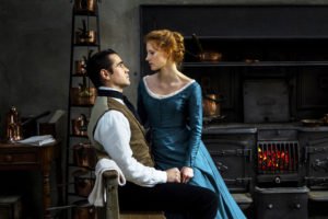 Jessica Chastain and Colin Ferrell in Miss Julie