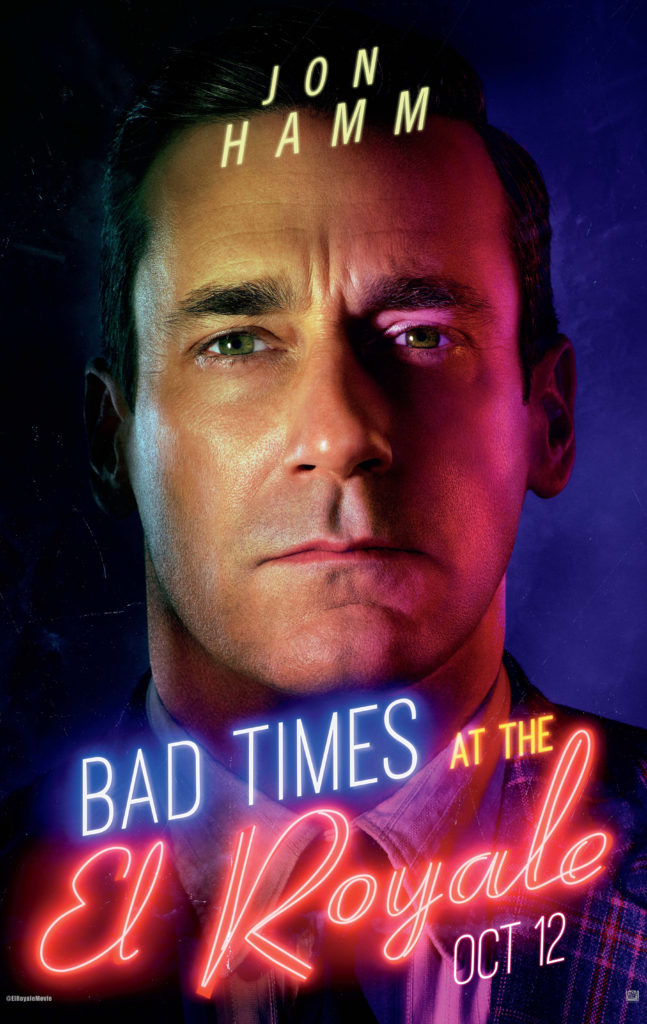 Jon Hamm movie poster Bad Times at the El Royale