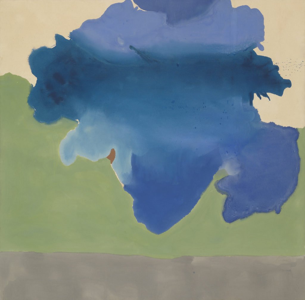 Painting by Helen Frankenthaler