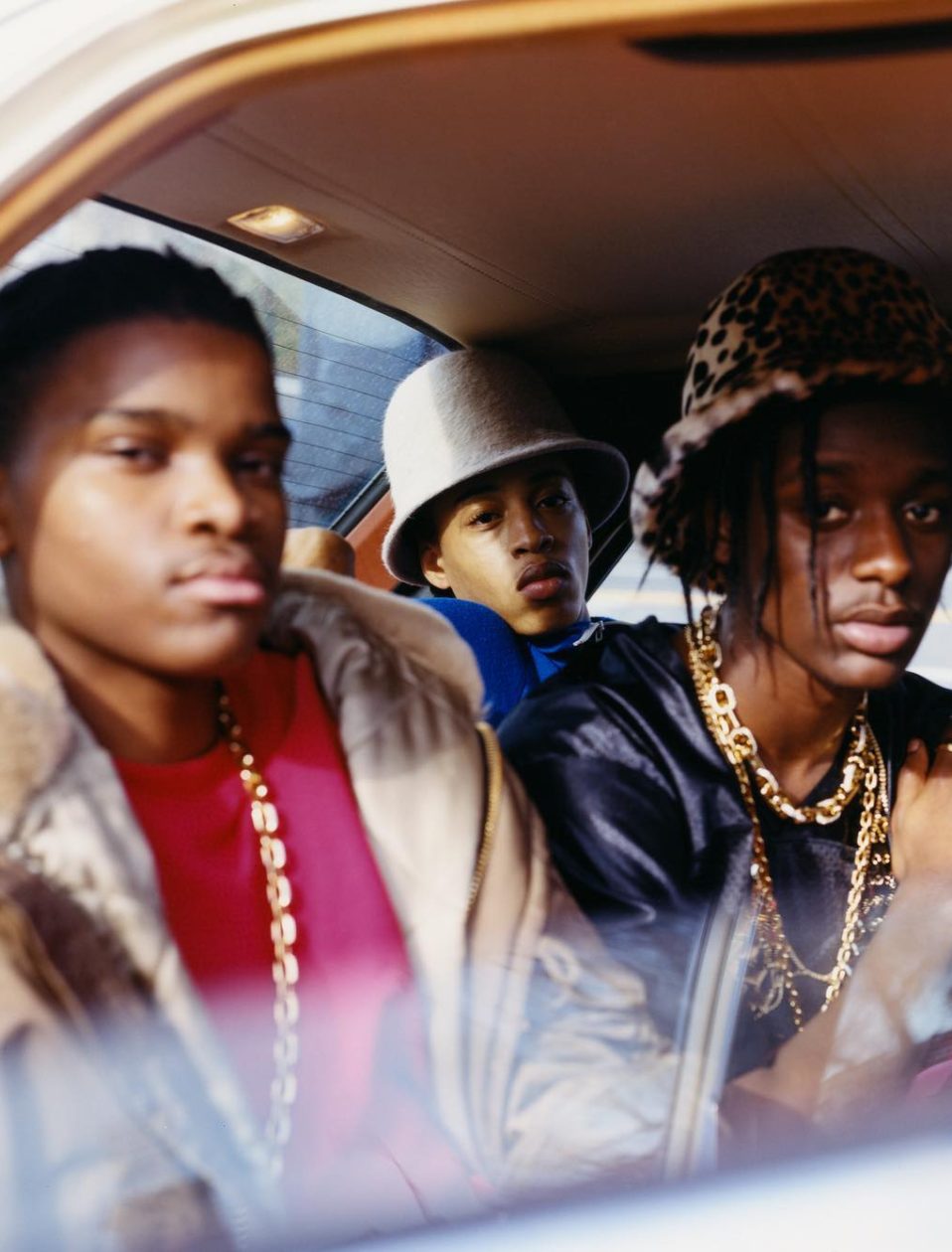 Tyler Mitchell-Urban Youth in back seat of a cab