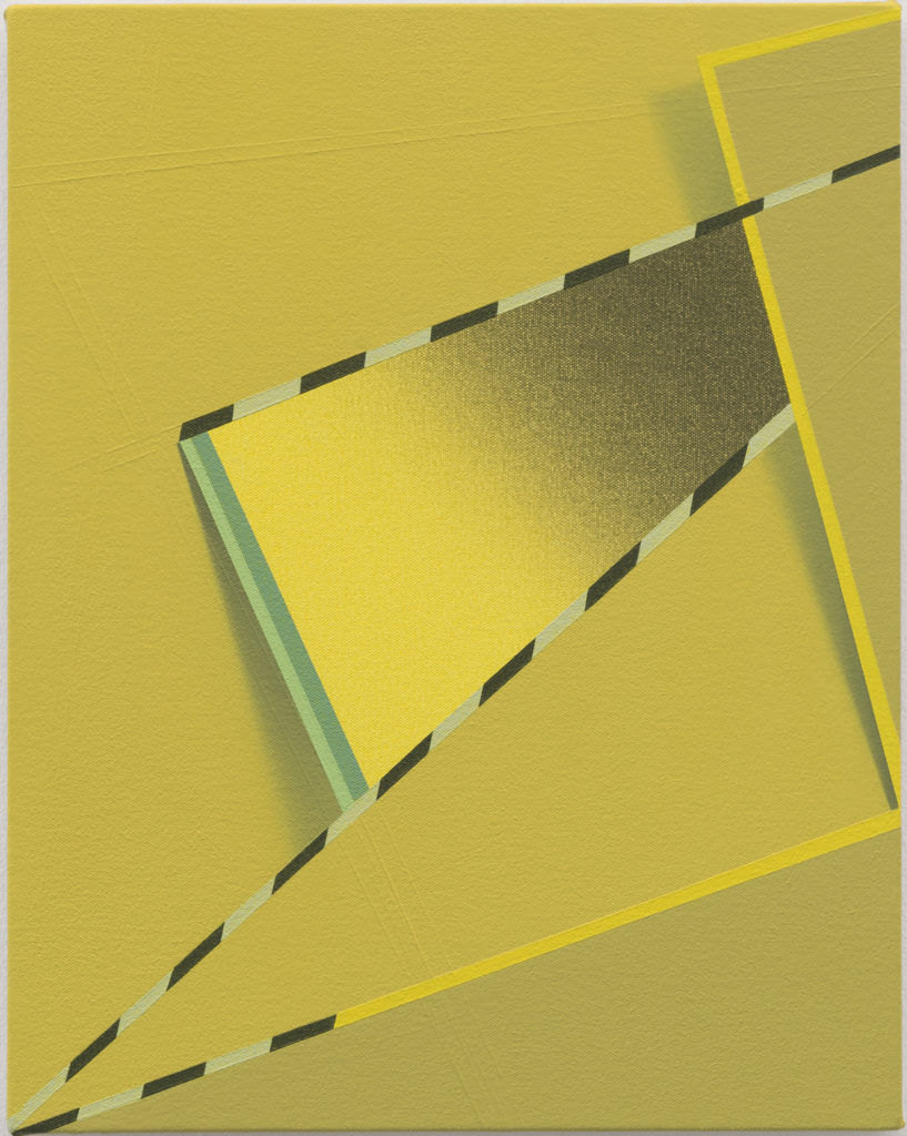 Painting by Tomma Abts