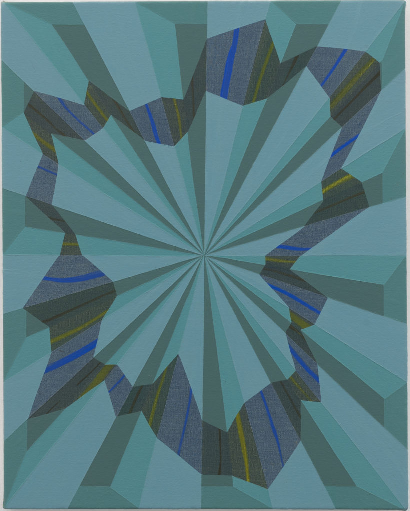 Painting by Tomma Abts