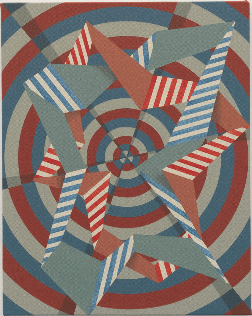 Painting by Tomma Abts