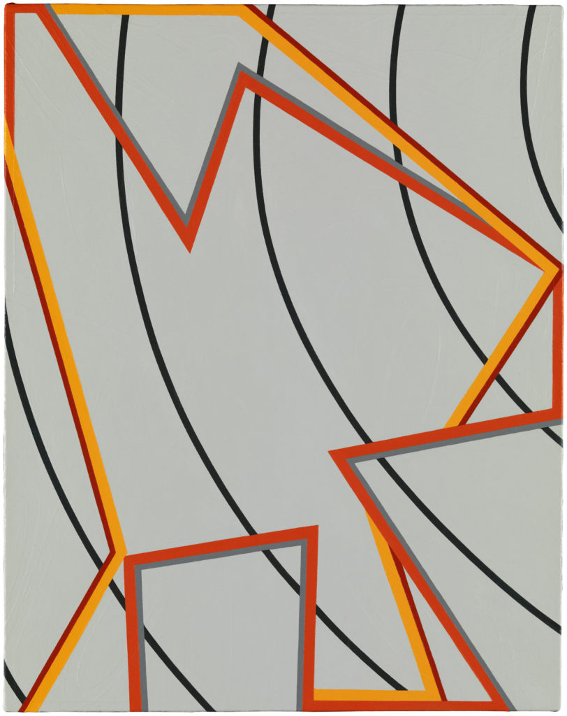 Painting by Tomma Abts