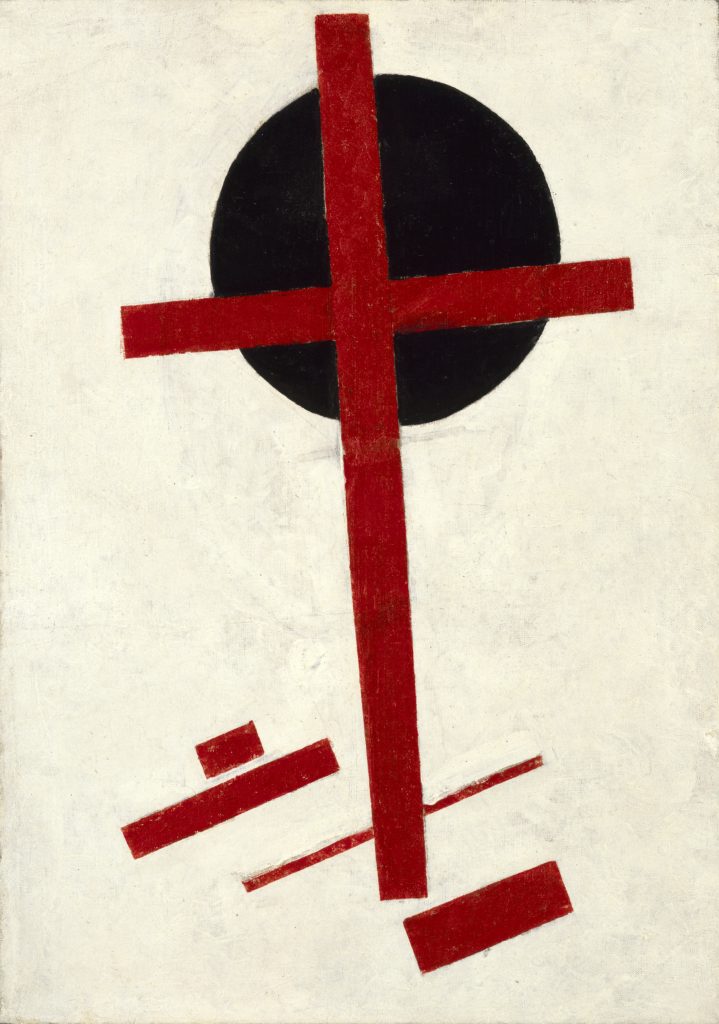 Mystic Suprematism Painting by Kazimir Malevich