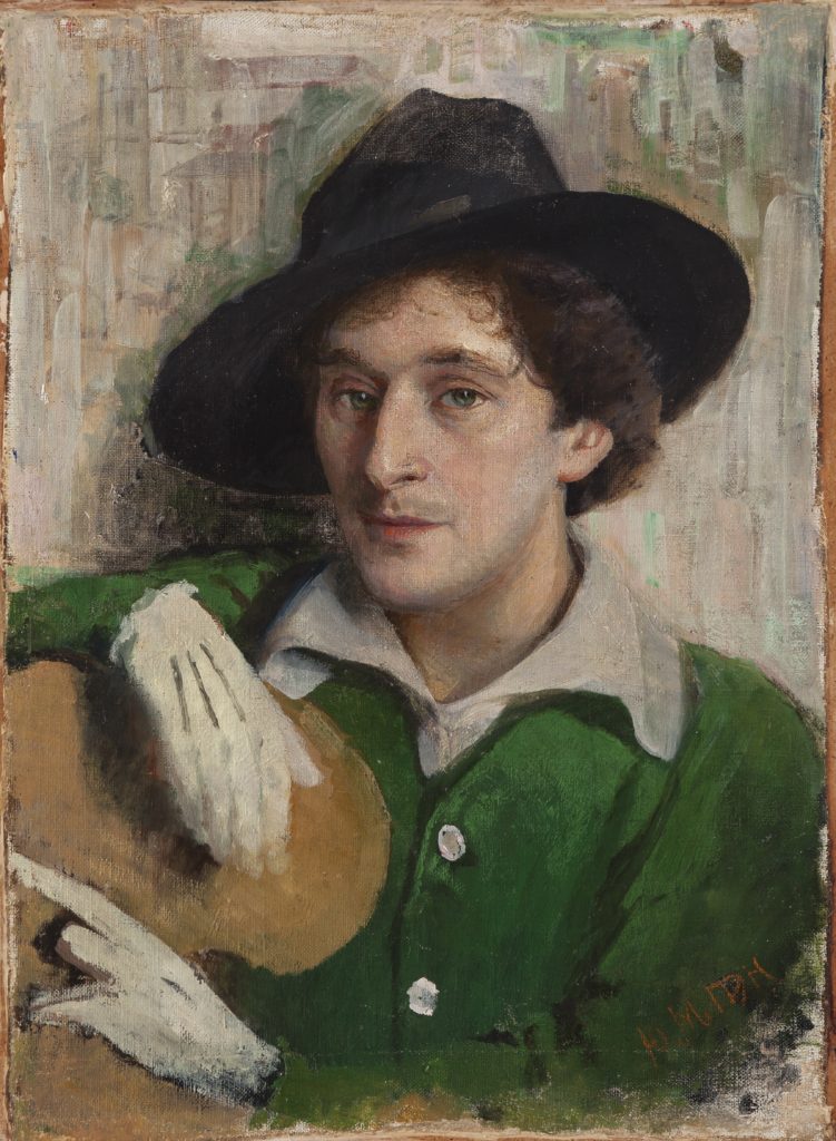 Painting by Yuri (Yehuda) Pen - Portrait of Marc Chagall