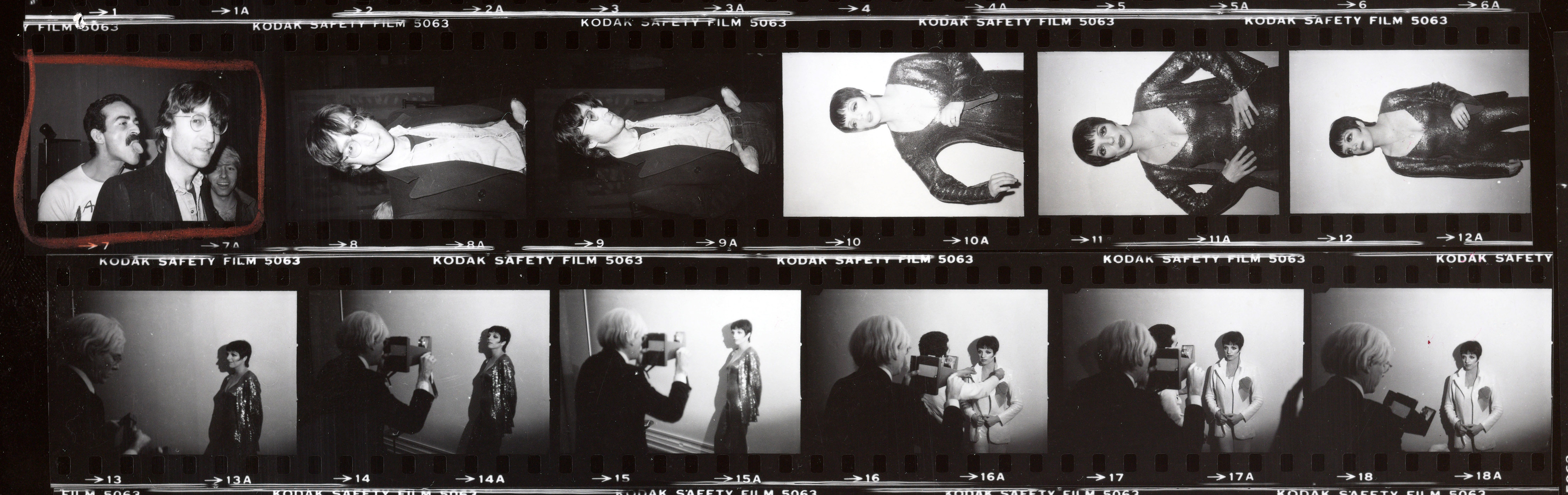 John Lennon and Liza Minelli by Andy Warhol