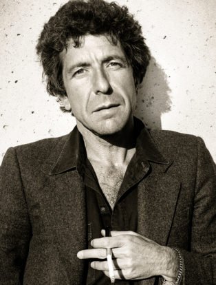 Leonard Cohen by David Boswell. 20 October 1978.