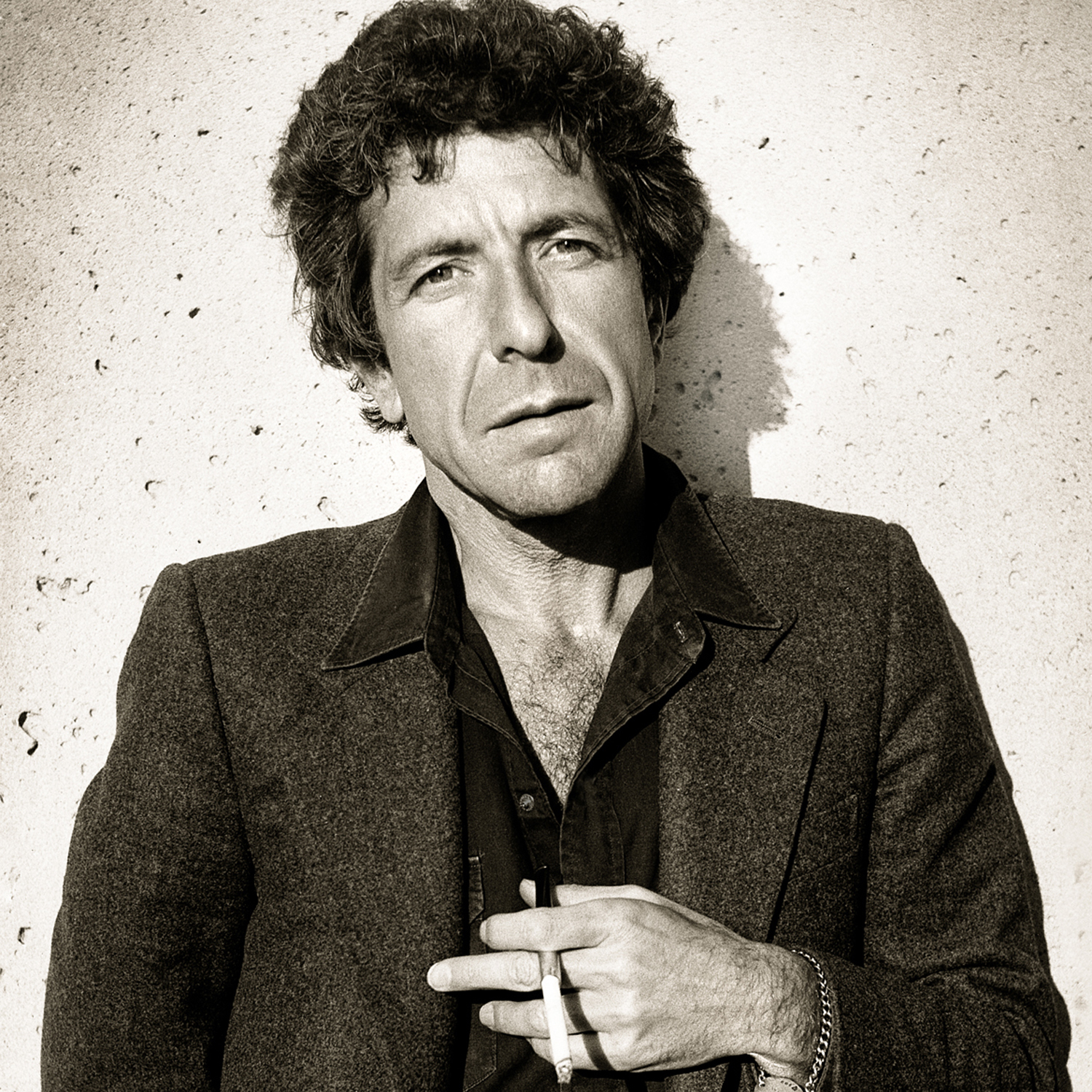 Leonard Cohen by David Boswell. 20 October 1978.