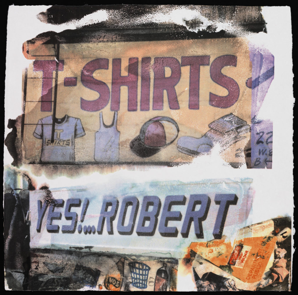 Print by Robert Rauschenberg