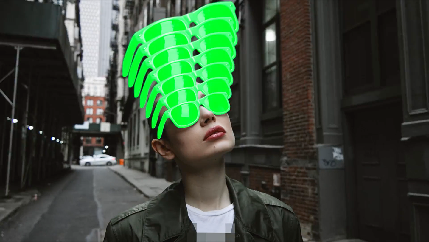 dirty green sunglasses