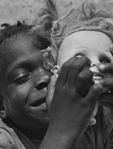Dolls head by eugene richards, photograph
