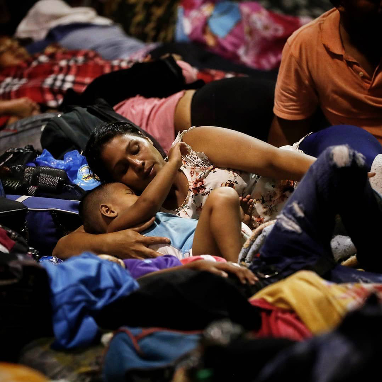 Esteban Biba Mexican Honduran caravan of immigrants