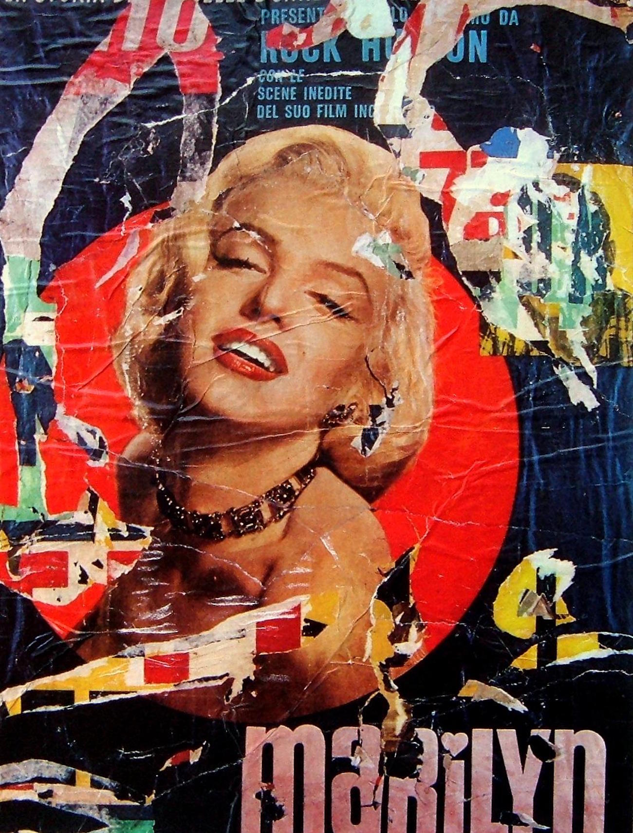 Collage by Mimmo Rotella