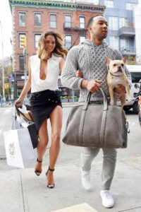 Chrissy Tiegen John Legend with dog