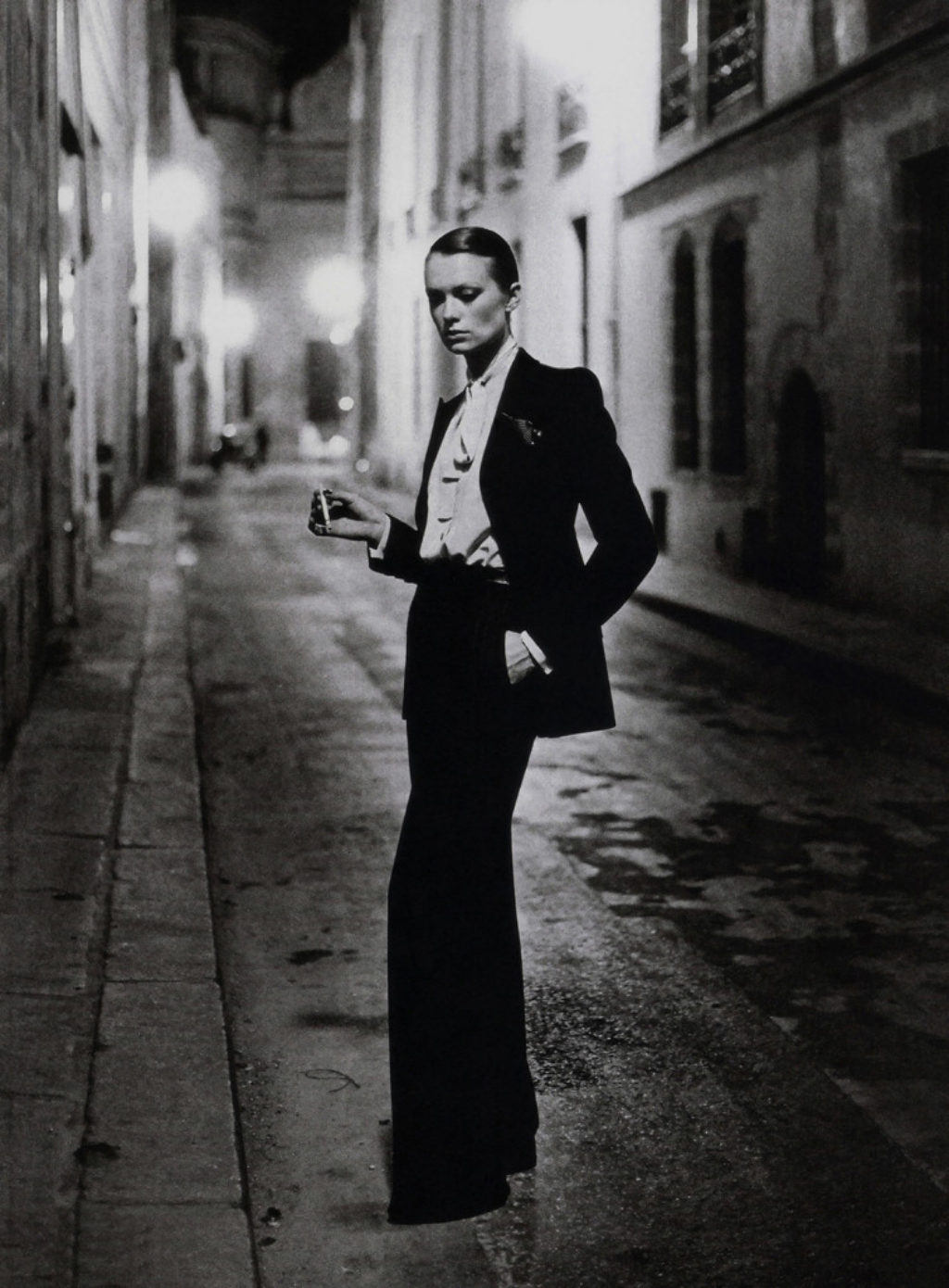 Yves Saint Laurent Le Smoking suit Helmut Newton tuxedo