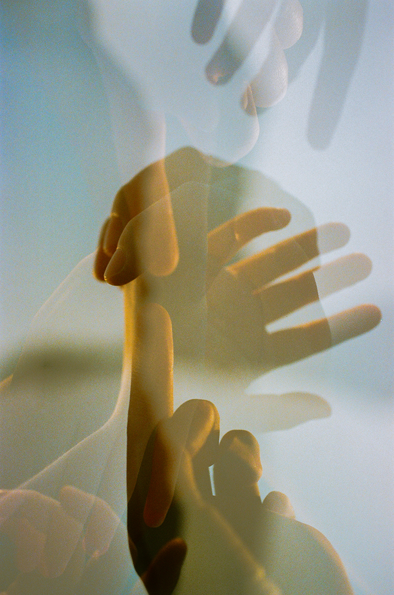 fingers touching by Li Hui