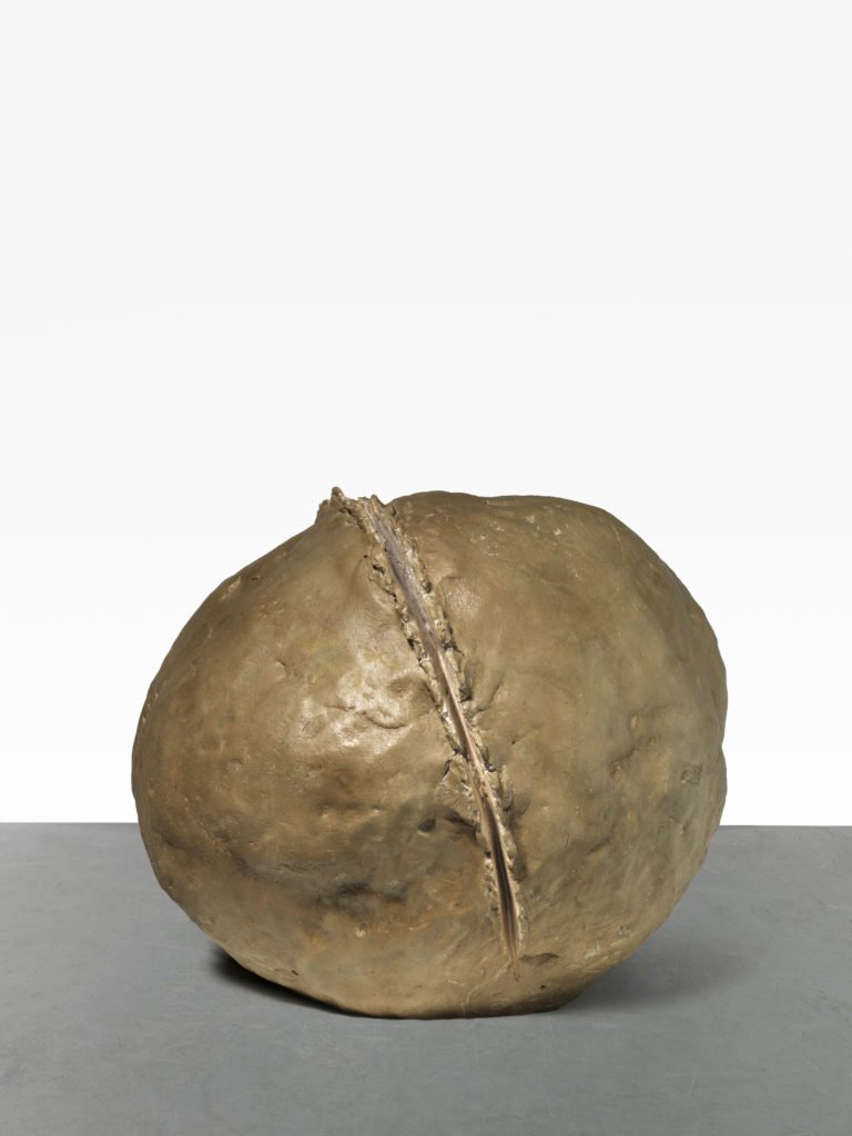 Sculpture by Lucio Fontana
