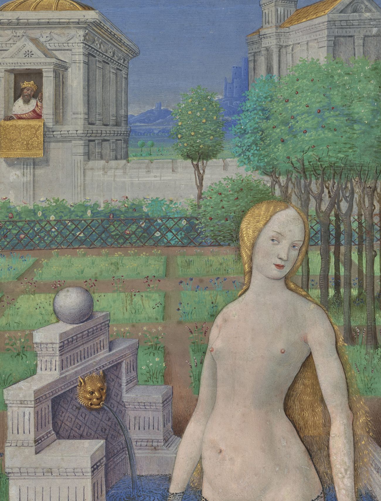 Painting by Jean Bourdichon