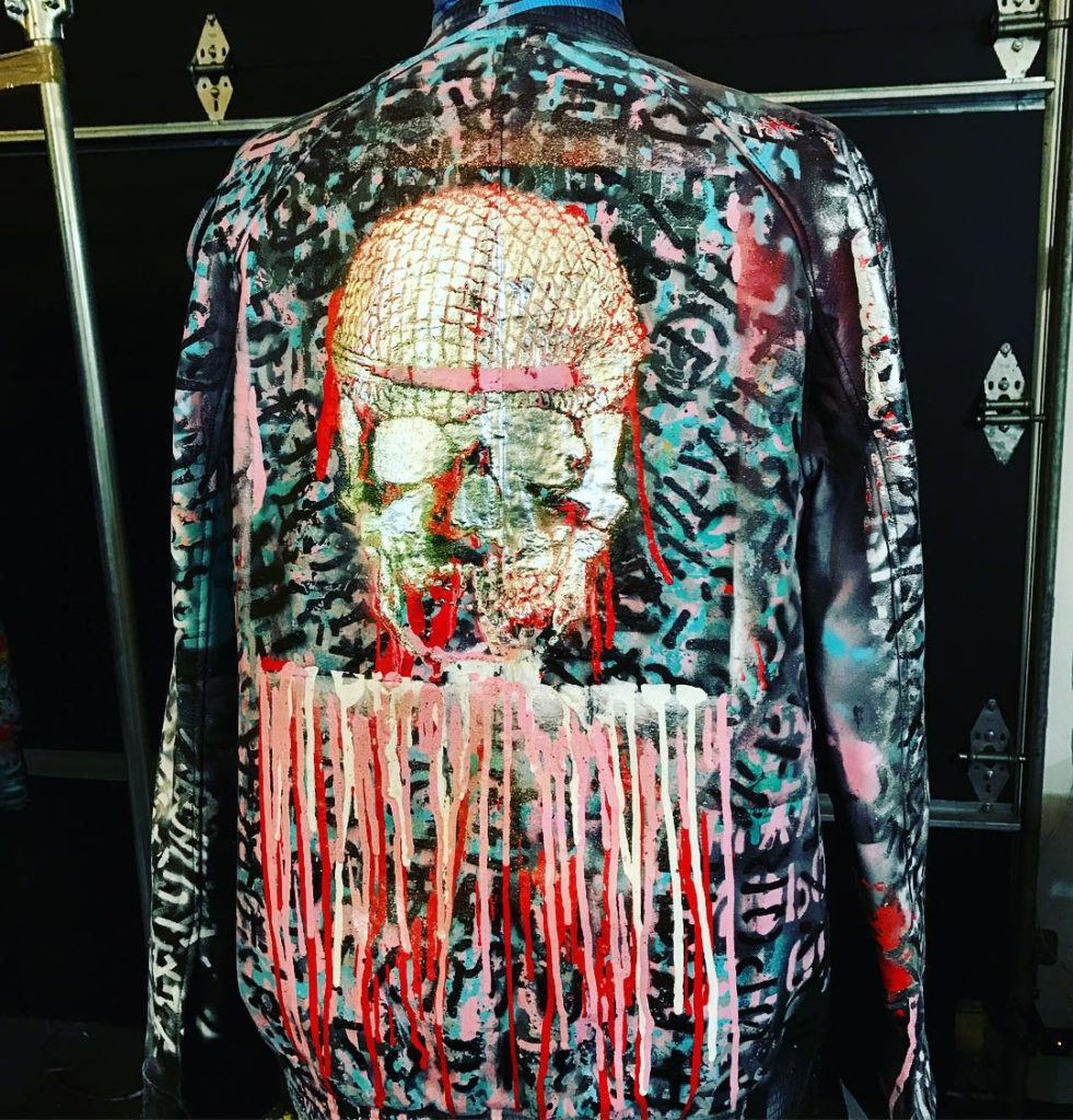 Nats Getty Strike Oil Spray Painted Work of Art-The Coolest Jacket