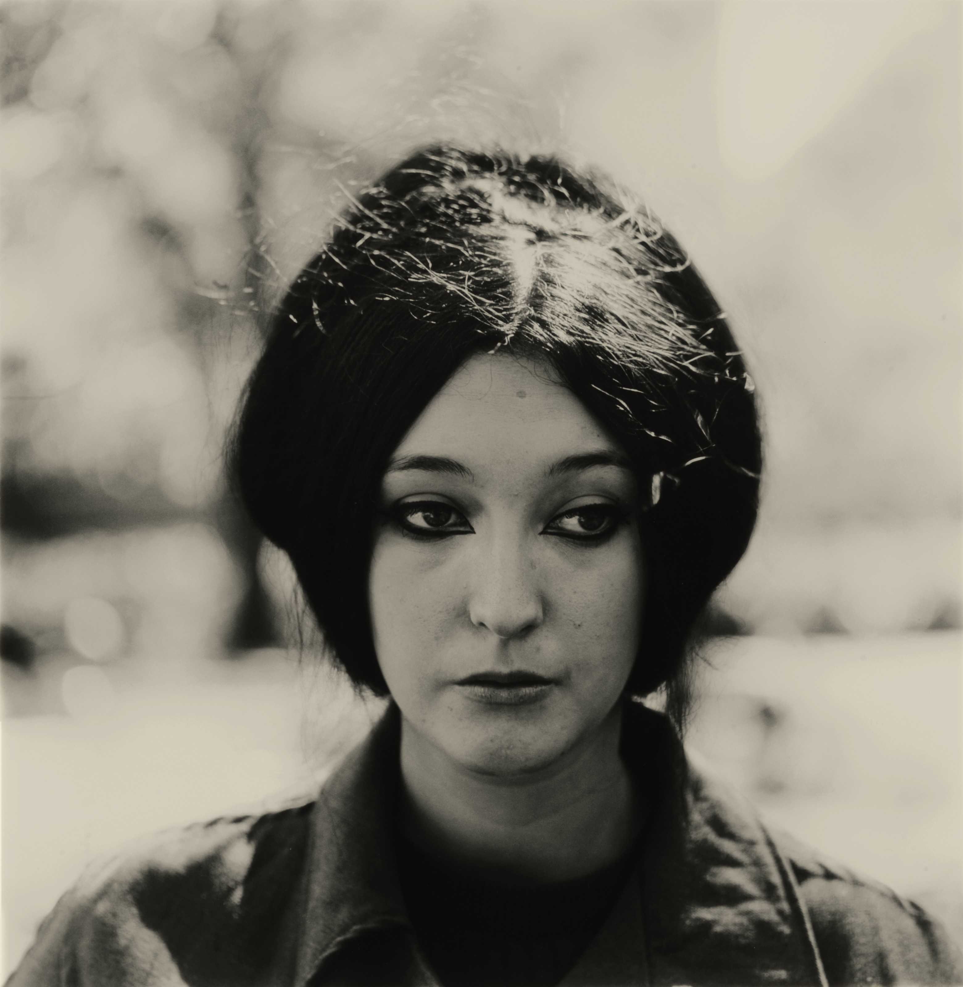 Diane Arbus, "Girl in Black Eyeliner, NYC"