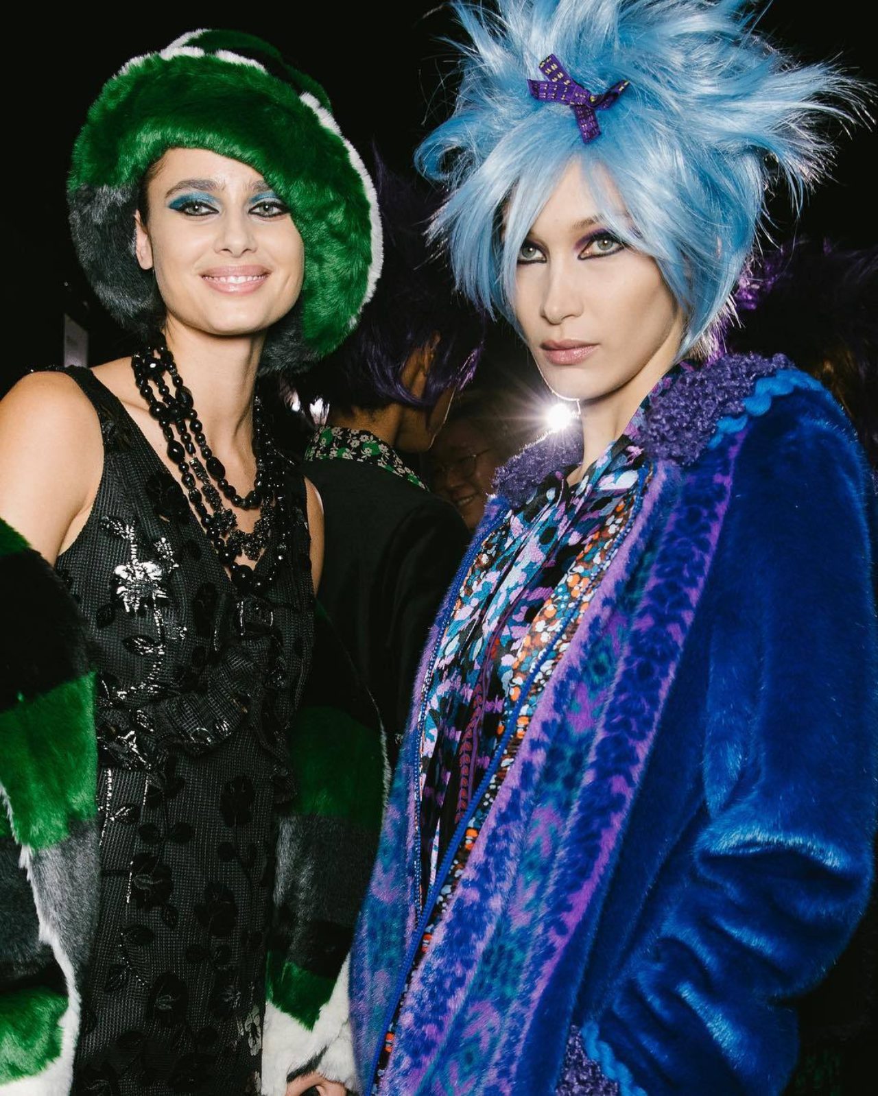 behind the scenes at fashion week with Bella Hadid and Samantha Sampiao